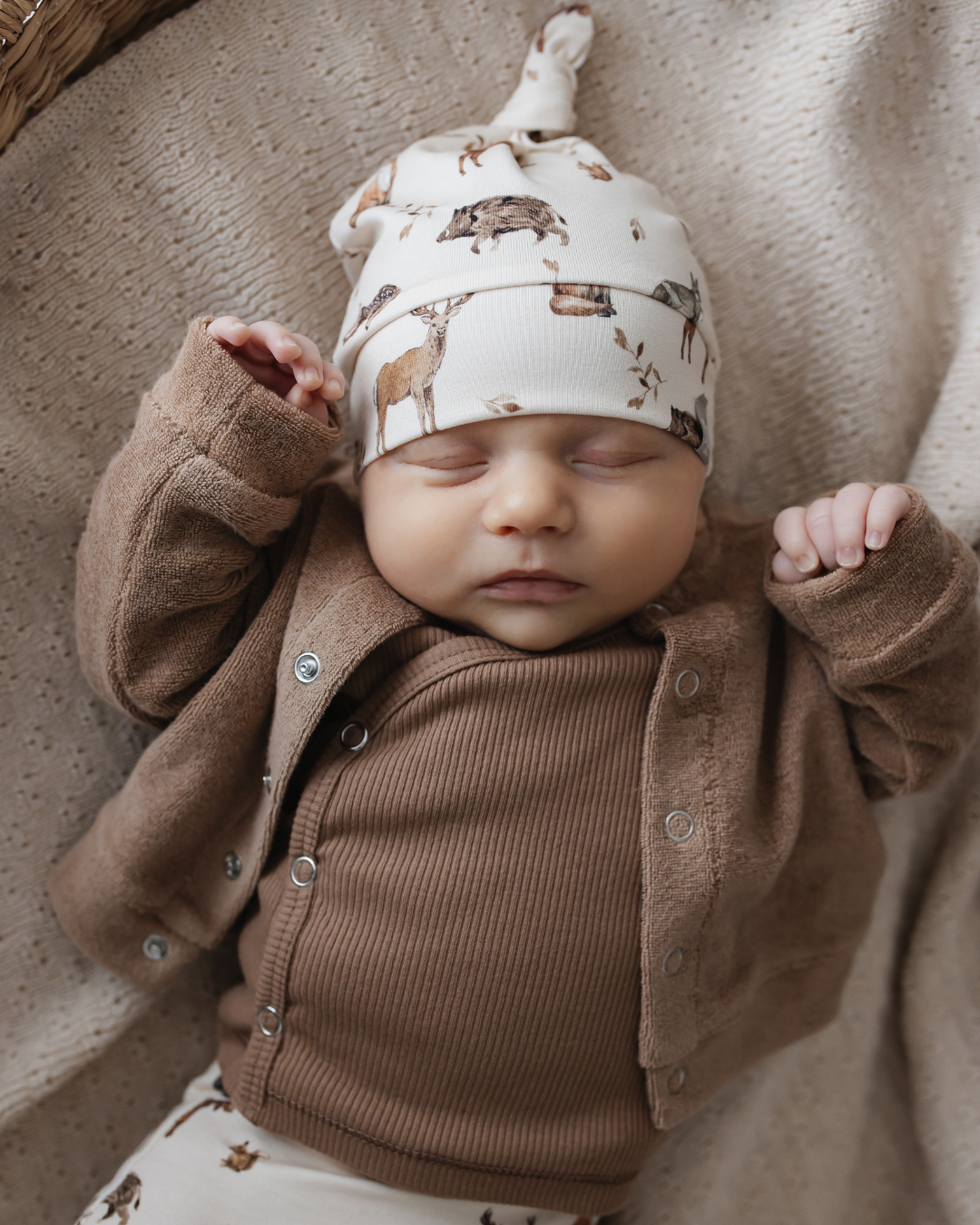 Vestje | Badstof Cacao