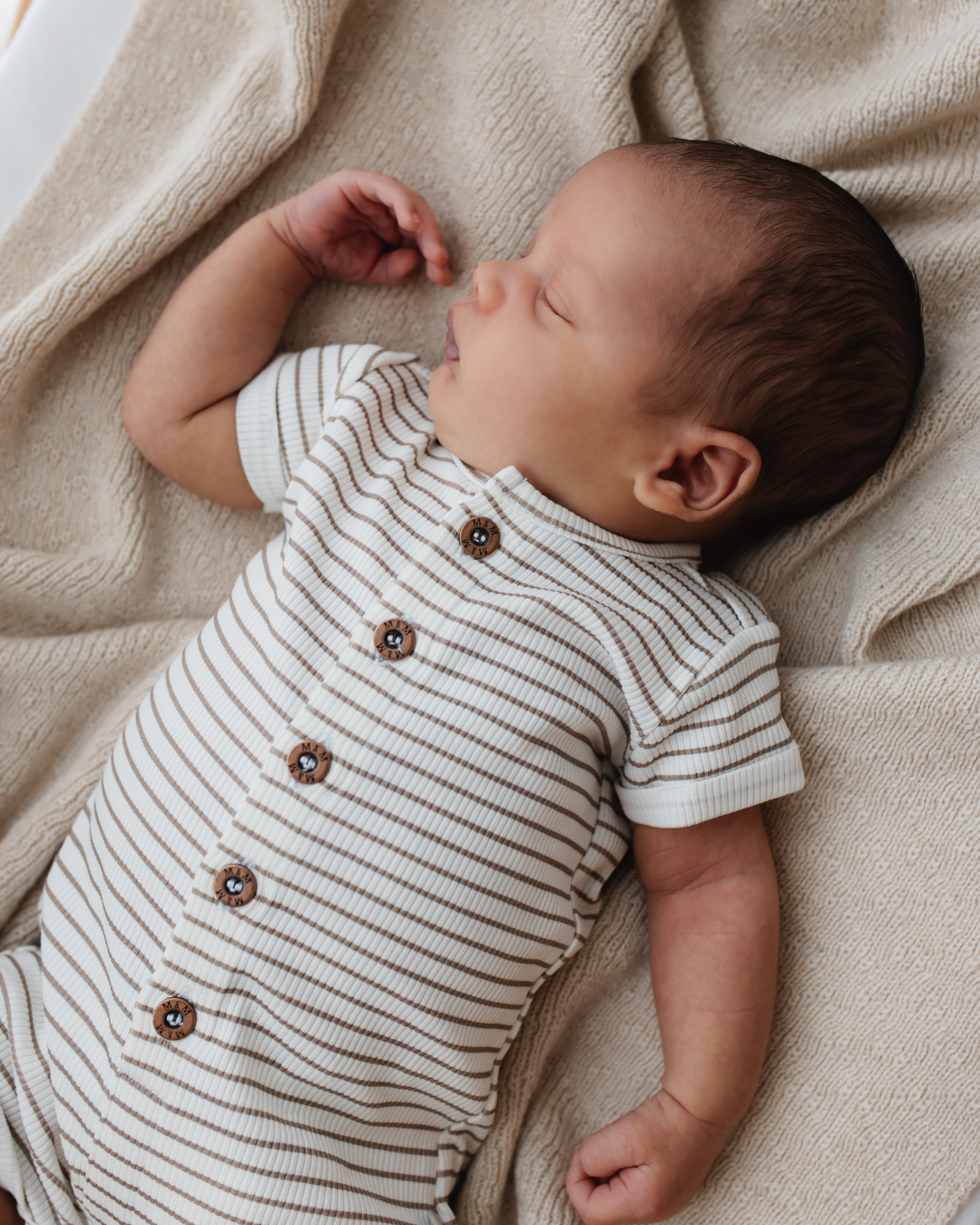 Zomerpakje | Taupe Stripes