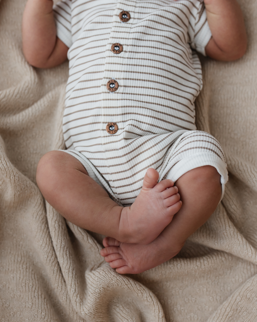 Zomerpakje | Taupe Stripes