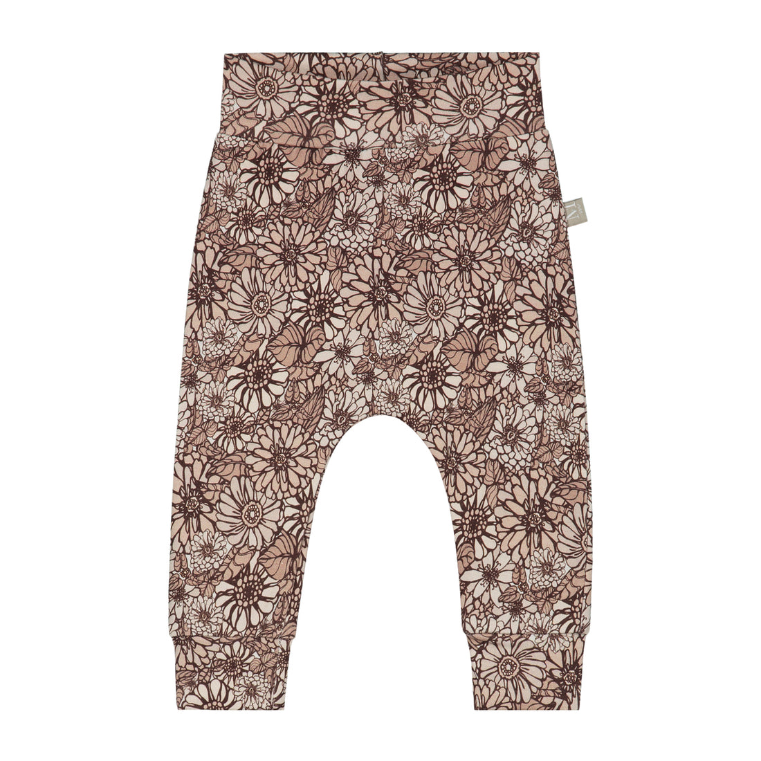 Baby broekje_retro flowers_Momsandminis