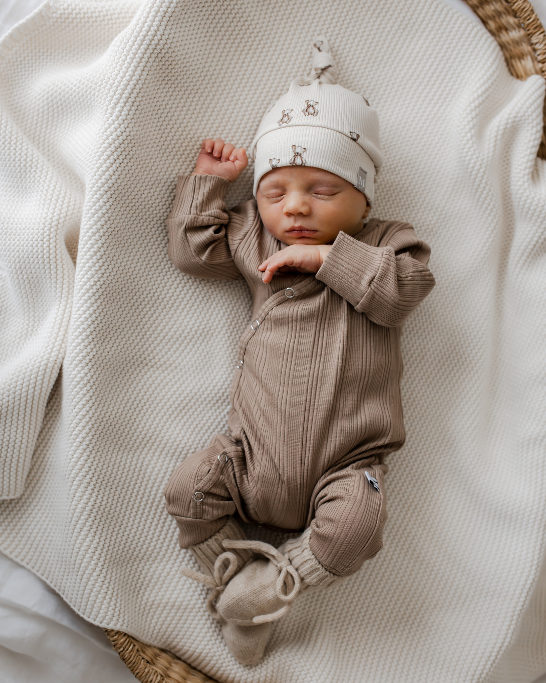 Boxpakje | Taupe Irregular Rib