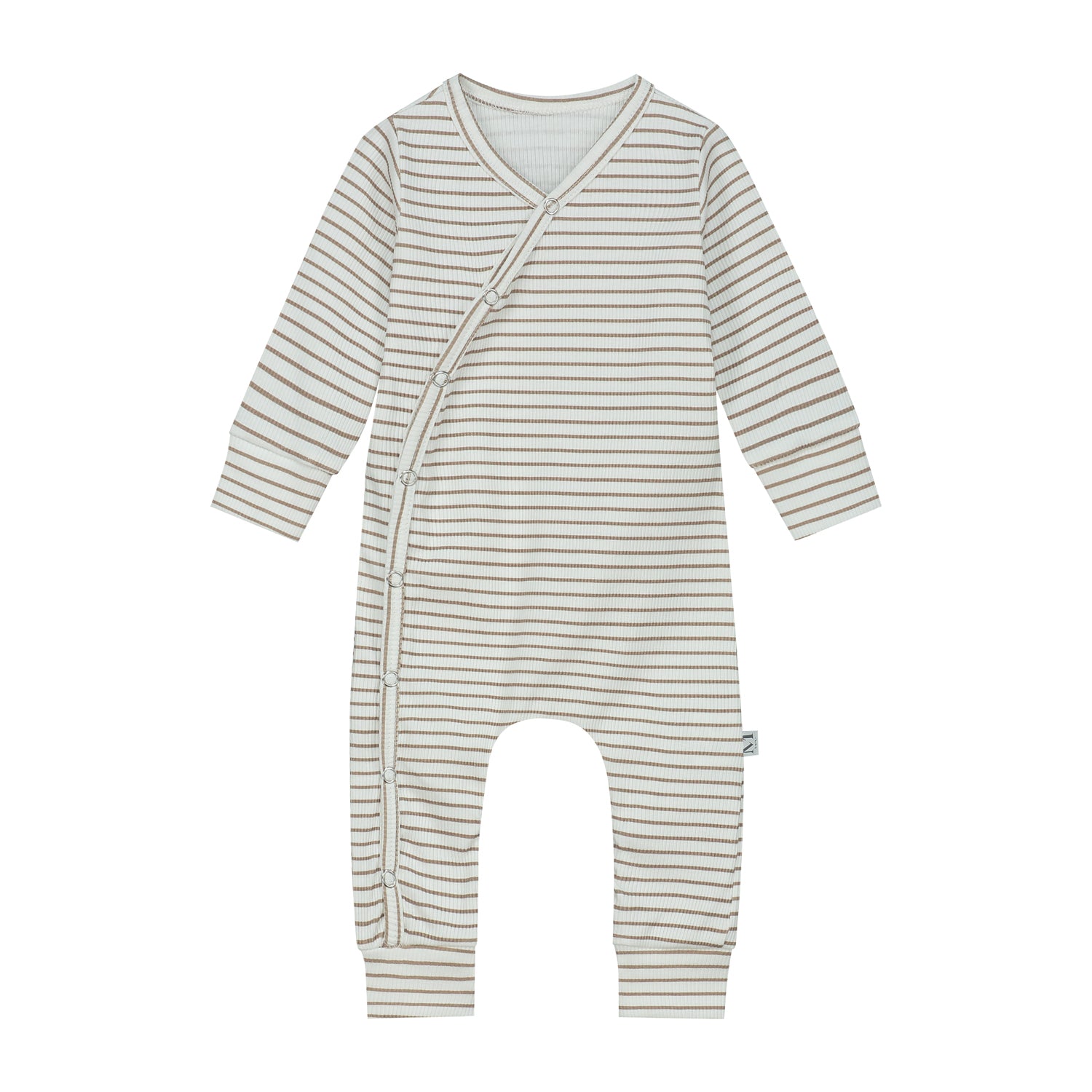 Boxpakje rib stripes taupe_Momsandminis