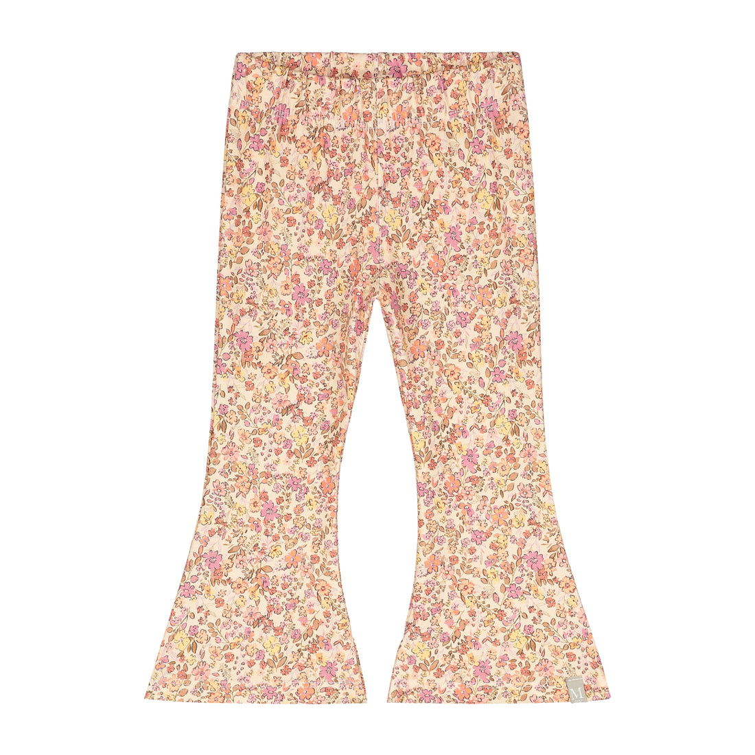Flared broekje pretty flowers_Momsandminis