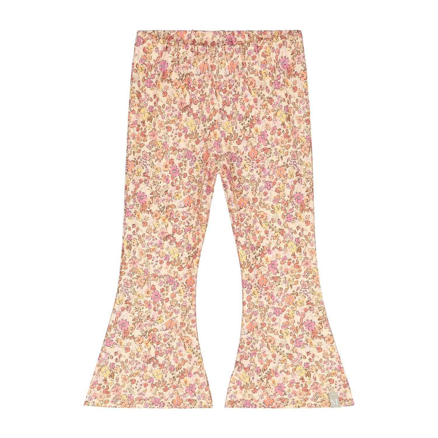 Flared broekje pretty flowers_Momsandminis