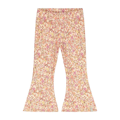 Flared broekje pretty flowers_Momsandminis
