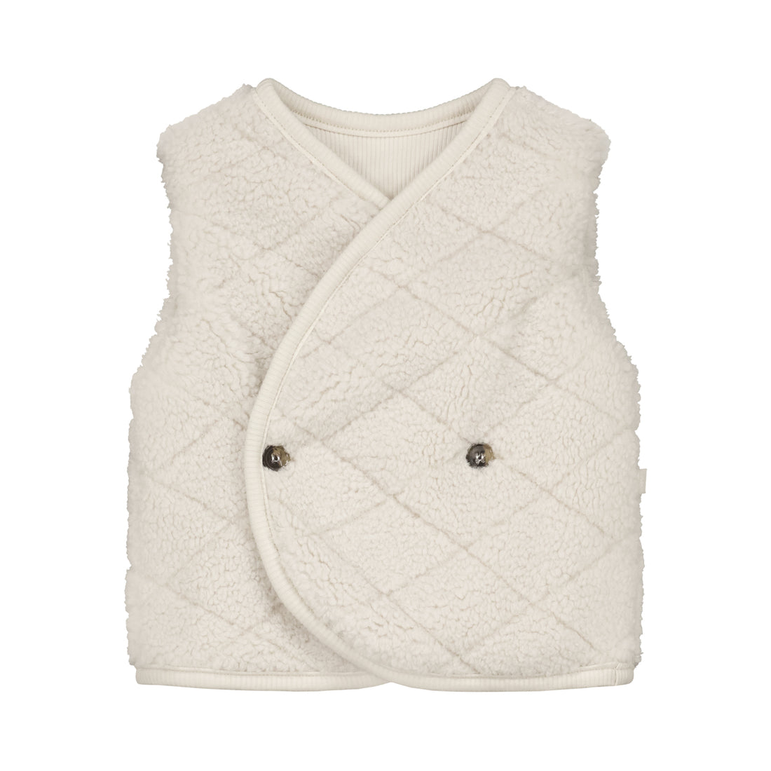 Gilet ruit naturel_Momsandminis