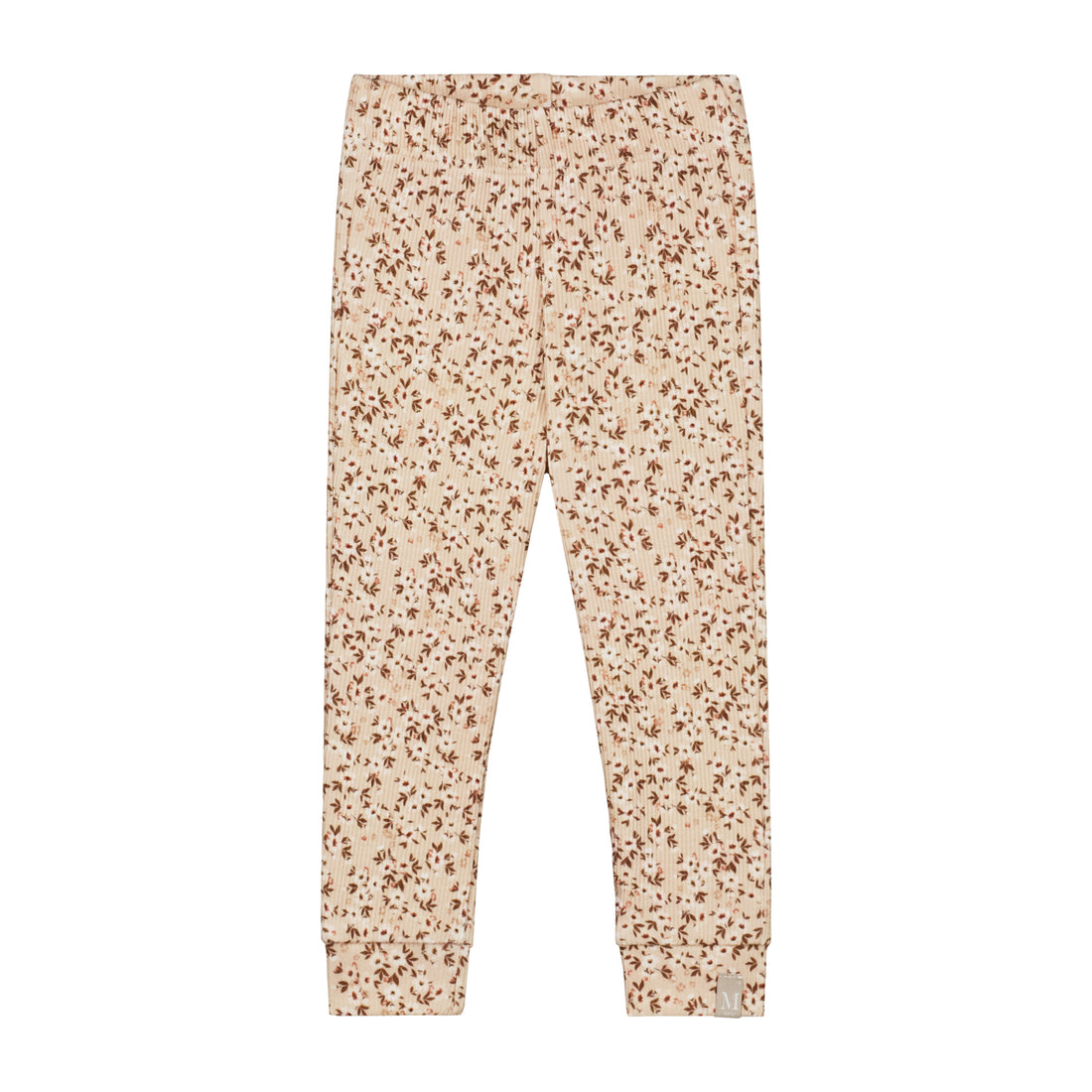 Legging mini flowers rib_Momsandminis