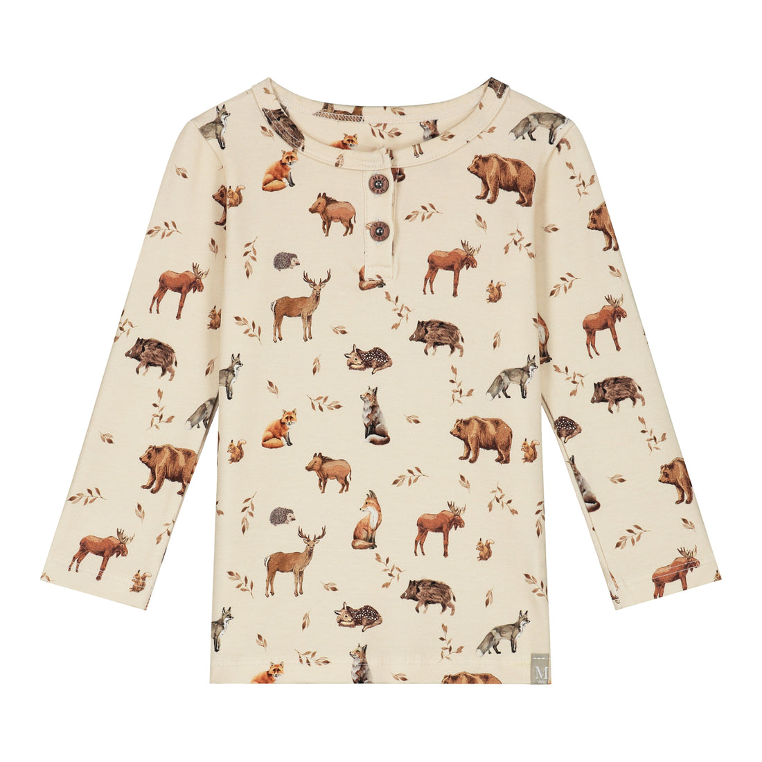 Longsleeve_forest animals_Momsandminis