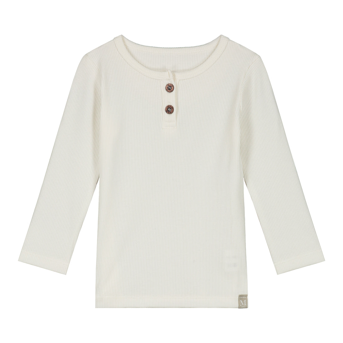 Longsleeve_rib ecru_Momsandminis
