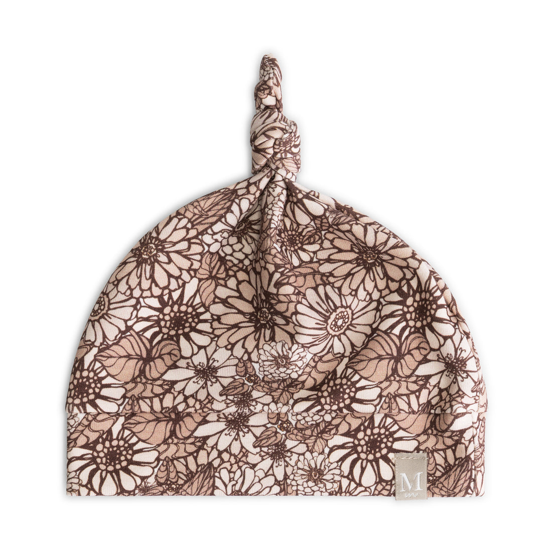 Newborn mutsje retro flowers_Momsandminis