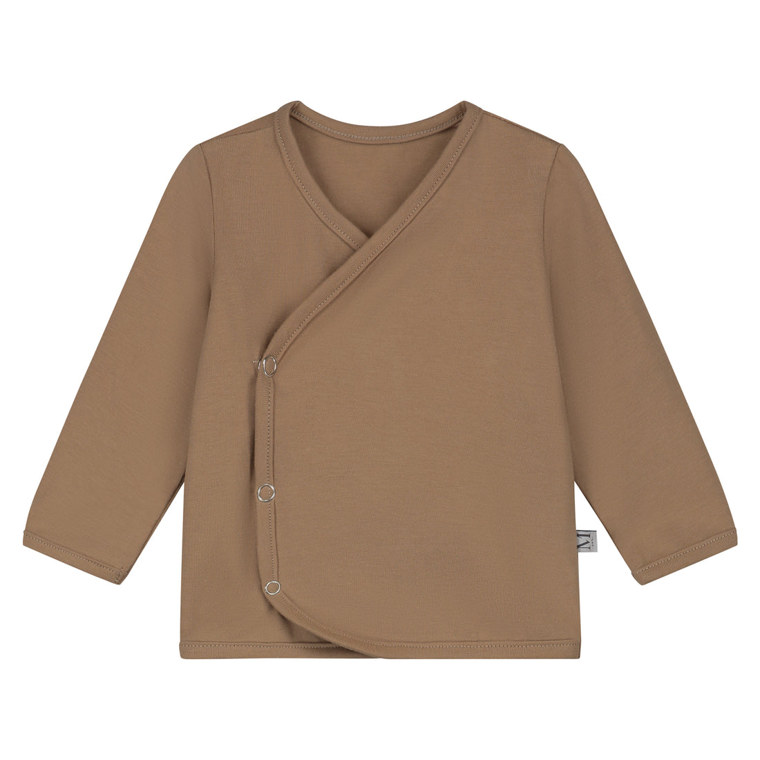 Overslag shirtje cacao_Momsandminis