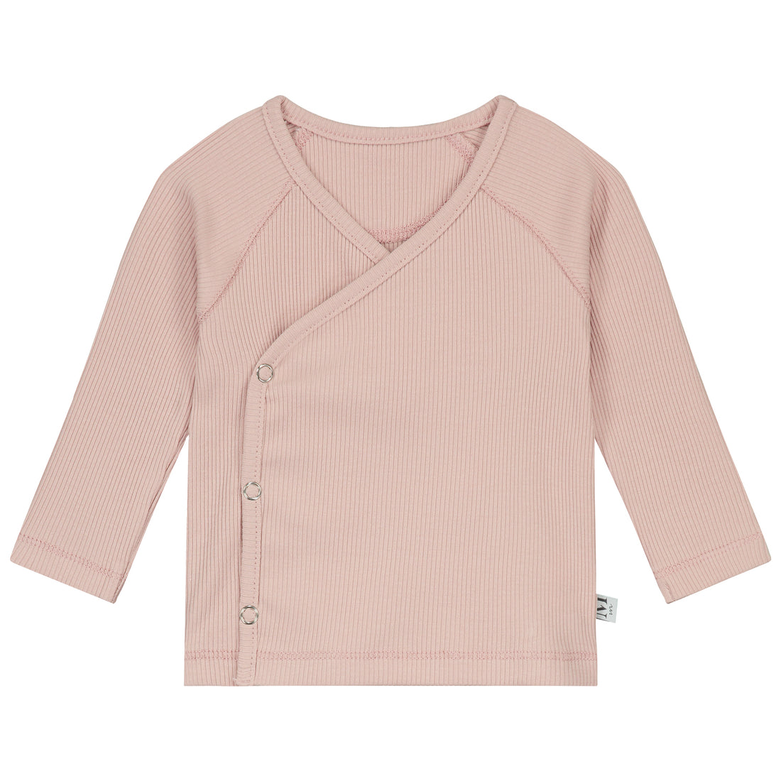 Overslag shirtje Rib Nude_Momsandminis