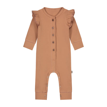 Ruffle Boxpakje Rib Peach_Momsandminis