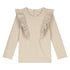 Ruffle longsleeve beige_Momsandminis