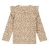 Ruffle shirt leopard rib_Momsandminis