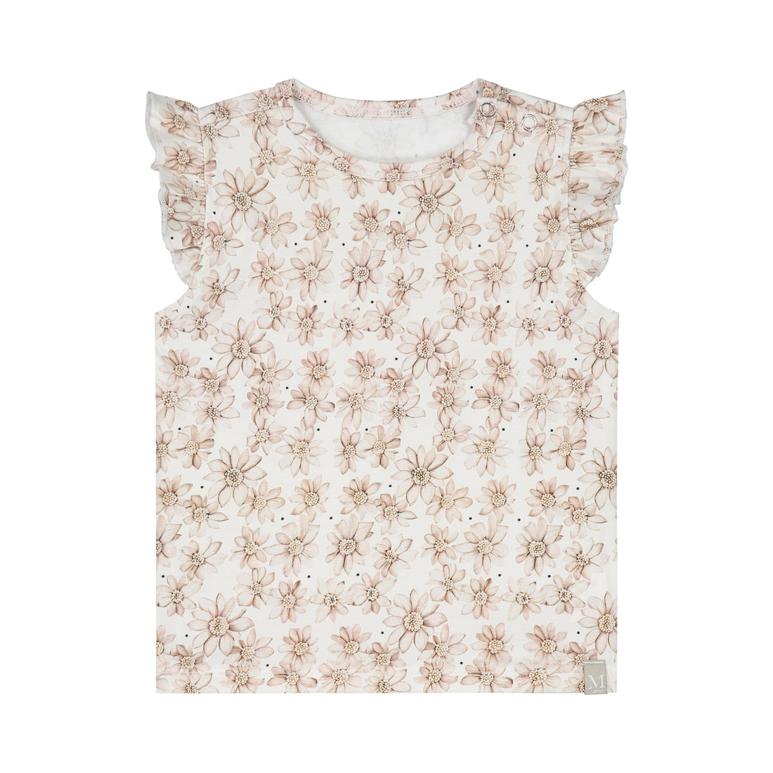 Ruffle top lily beige_Momsandminis