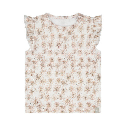 Ruffle top lily beige_Momsandminis