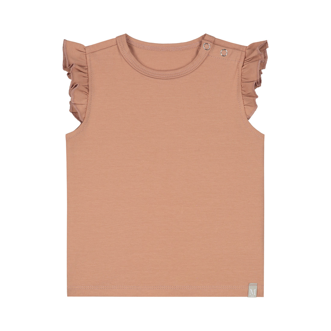 Ruffle top perzik_Momsandminis