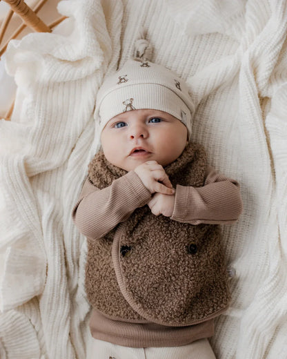 Outfit | Gilet Taupe