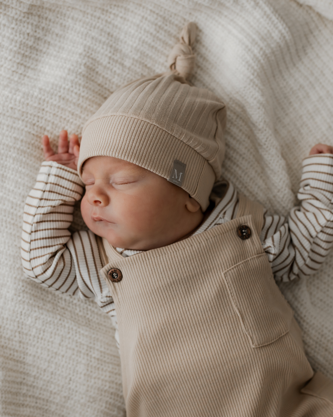 Outfit | Tuinbroekje Beige