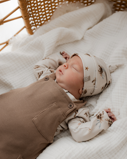 Tuinbroekje | Taupe Rib